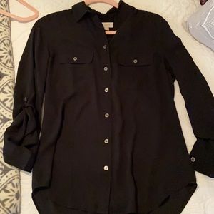 Black loft blouse